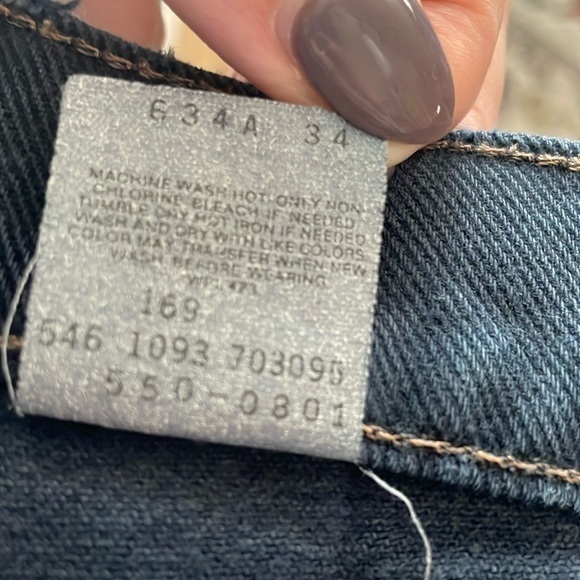 Levi’s 550 Vintage 90s‎ Jeans Mens 38x34 Relaxed Fit Tapered Leg USA Cotton - Picture 9 of 11